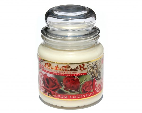 rose garden bliss beeswax candle