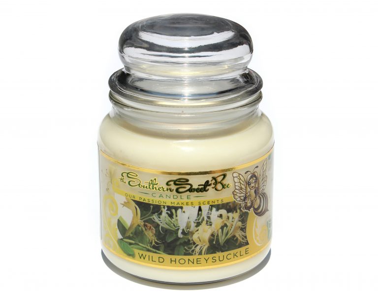 Wild Honeysuckle Beeswax Candle Southern Sweet Bee